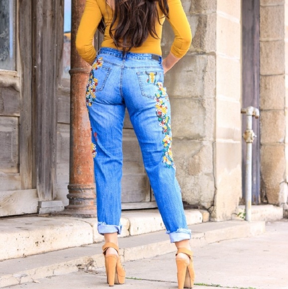 Best in Jeans❣️L&B Embroidered Jeans - Picture 3 of 7